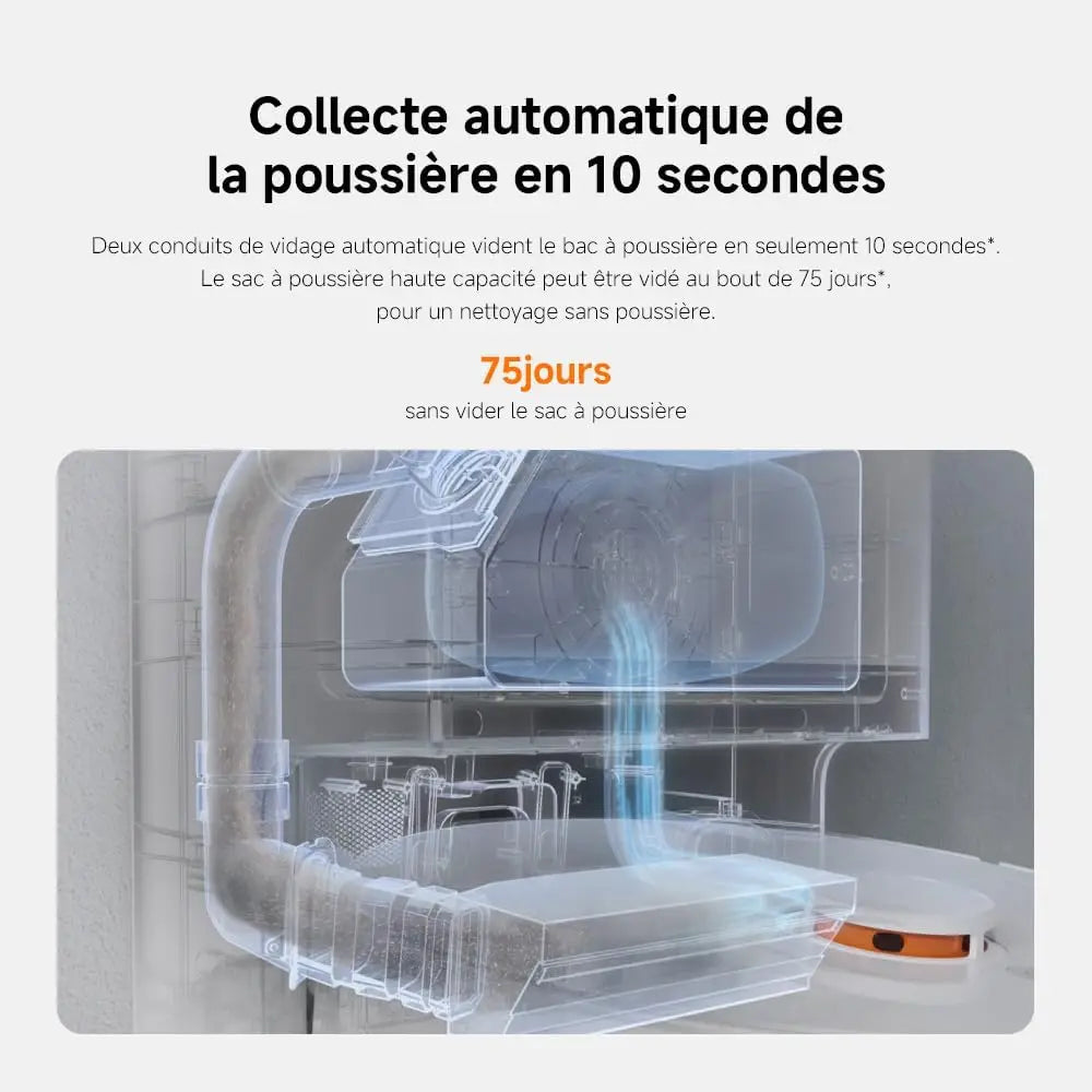 Official |   Xiaomi Robot Vacuum X20+, All-In-One Smart Base Station, Improved Vacuuming and Mopping Performance