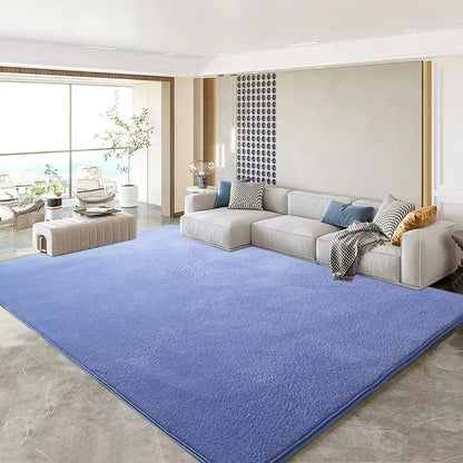 VIKAMA Modern Minimalist Living Room Rug Soft High-Resilience Bedroom Mat Children's Room Soundproof Carpet Home Decor