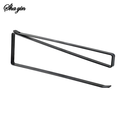 Random Special Kitchen Paper Towel Hanging Rack Cabinet Without Drilling Towel Hook Ironware Storage Shelf For Napkins