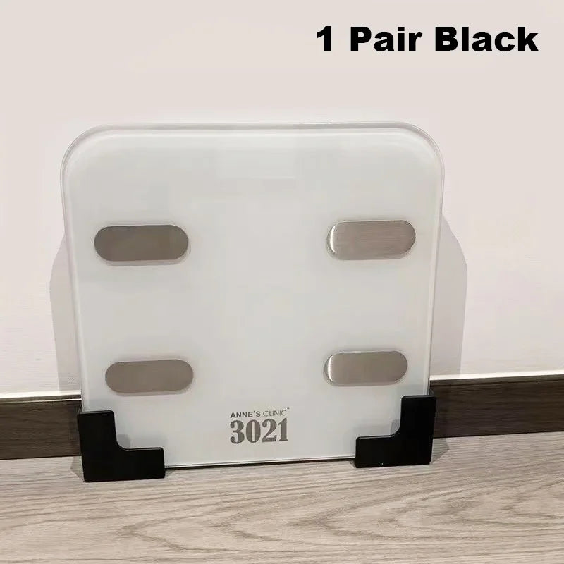 No-Drill Bathroom Storage Rack  Wall-Mounted Weight Scale Organizer with Strong Adhesive Space-Saving Durable for Gym Home Casa