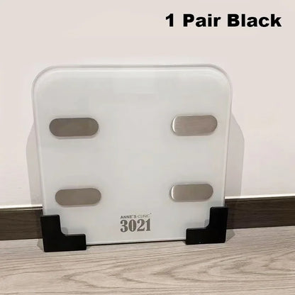 No-Drill Bathroom Storage Rack  Wall-Mounted Weight Scale Organizer with Strong Adhesive Space-Saving Durable for Gym Home Casa
