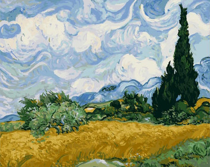 GATYZTORY Van Gogh Oil Painting By Numbers Scenery Paint By Numbers On Canvas Landscape Frameless Home Decor