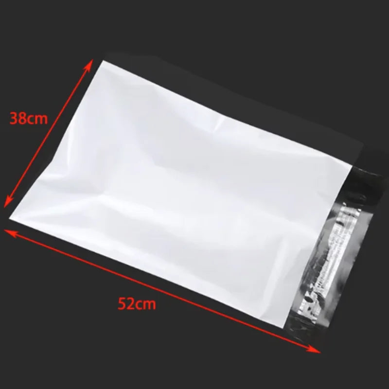Lots White Self Adhesive Seal Courier Bags Express Mail Envelope Storage Mailing Plastic Packaging Pouch for Express Delivery