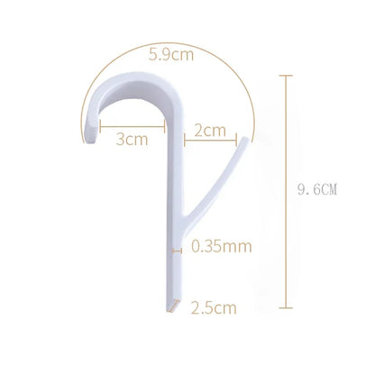 2-6pcs Multi-Purpose Radiator Towel Hangers Coat Clothes Scarf Rack Bath Hook - Metal over Door Or Wall Mounted