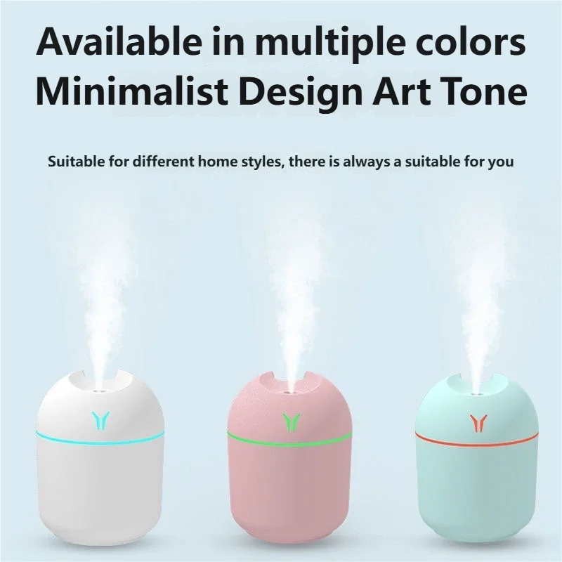 Mini Large Mist Volume USB Air Humidifier Household Small Desktop Intelligent Car New Aromatherapy Machine
