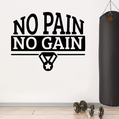 1 pc Gym New Design Wall Stickers Decorave Sticker Home Decor Living Room Bedroom Vinyl Mural Decal