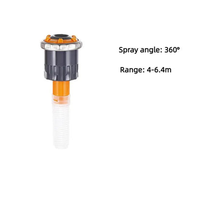 1Pc Adjustable Ray Jet Nozzle Sprinkler with 90-210/360 Arc 2.5-9.1m Range for Garden Lawn Irrigation Rotary Sprinkler