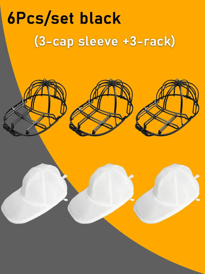 Washing Machine Hat Washing Protector Hat Cleaning Machine Washable Laundry Bag Anti-Deformation Secure Hat Storage Solution
