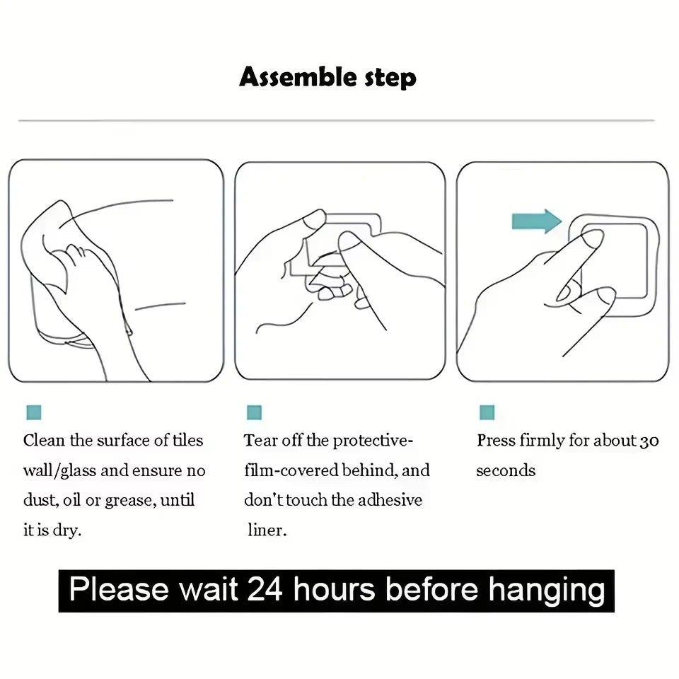 1pcs, No punching self-adhesive hook, Stainless steel bathroom hook,bathroom accessories kitchen organizer