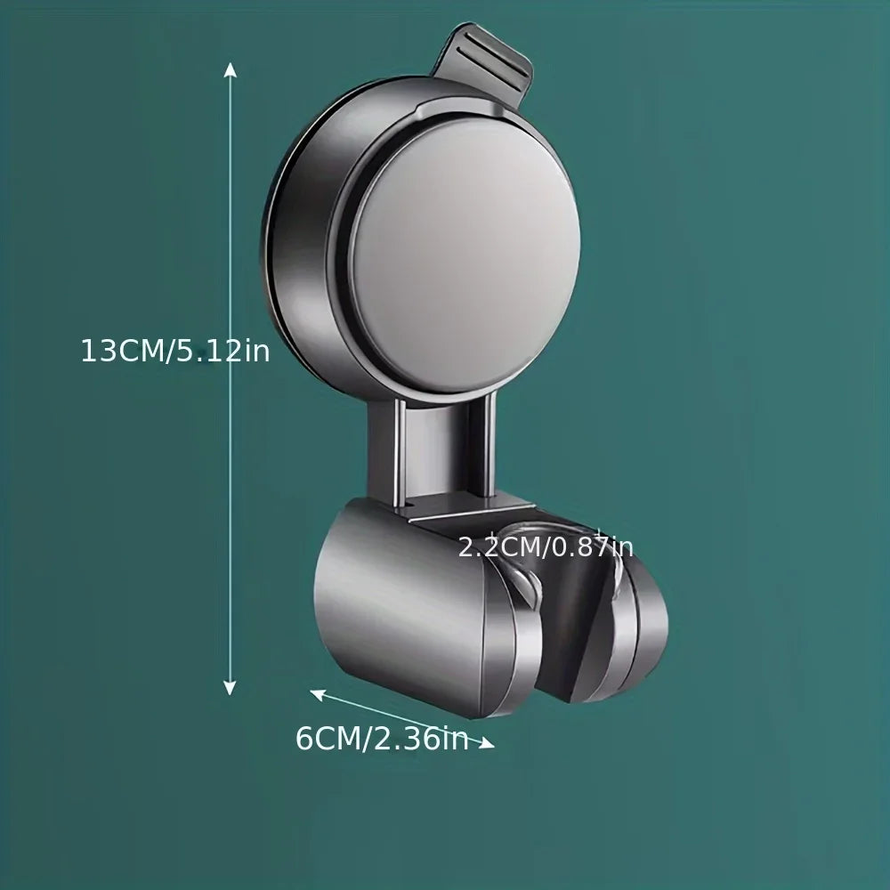 1Pc Universal Shower Head Holder Adjustable Strong Adhesive ABS Shower Brackets Suction Cup Wall Mount Waterproof Shower Base