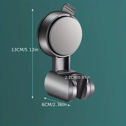 1Pc Universal Shower Head Holder Adjustable Strong Adhesive ABS Shower Brackets Suction Cup Wall Mount Waterproof Shower Base