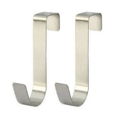 Multi-Purpose Hooks Kitchen Cabinet Door Back Hook Hanging Rack Clothes Coat Hat Towel Hanger Storage Hook Bathroom Accessories