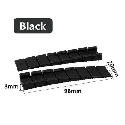 New 10Pcs Furniture Plastic Shims For Leveling Weight Capacity Composite Wedges Shims Levelers Furniture Leveling Shims