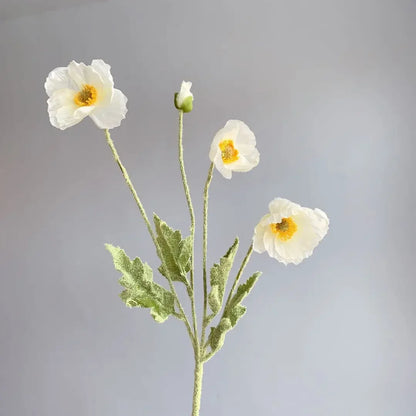 4 Head Artificial Flowers Bouquet Poppy Fake Flowers For Home Decor Garden Party Wedding Decoration Diy Accessories