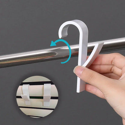 2-6pcs Multi-Purpose Radiator Towel Hangers Coat Clothes Scarf Rack Bath Hook - Metal over Door Or Wall Mounted