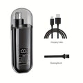 Suitable for men, USB charging nose and ear hair trimmer portable electric nose hair clipper, mini compact design, quick chargin