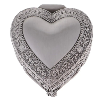 Heart Jewelry Box Container Retro Jewelry Container Trinket Case Holder Organizer  Storage European Style for Home Decor