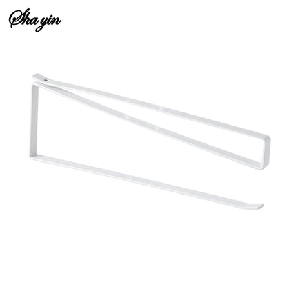 Random Special Kitchen Paper Towel Hanging Rack Cabinet Without Drilling Towel Hook Ironware Storage Shelf For Napkins