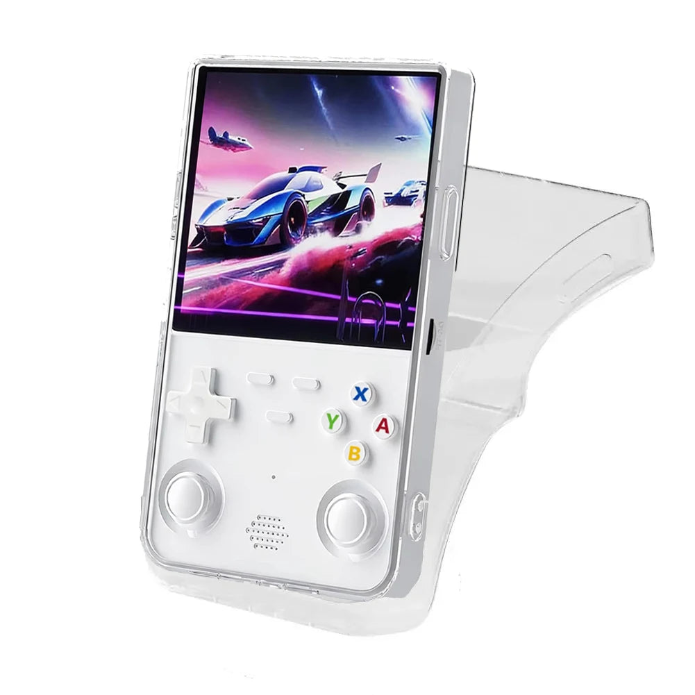 TOFON Transparent protective case For R36 Ultra game console storage bag EVA shell resistant  scratch resistant screen film