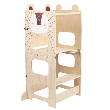 Children's Montessori observation tower Kitchen & learning aid-Transformable into Desk-stylish & versatile Design