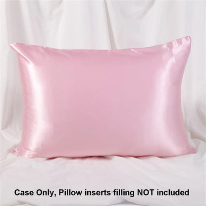 1pc Satin Pillowcase for Skin and Hair, Satin Pillow Cases Set of 1 Soft Breathable Smooth Cooling Pillow Covers for Sleeping