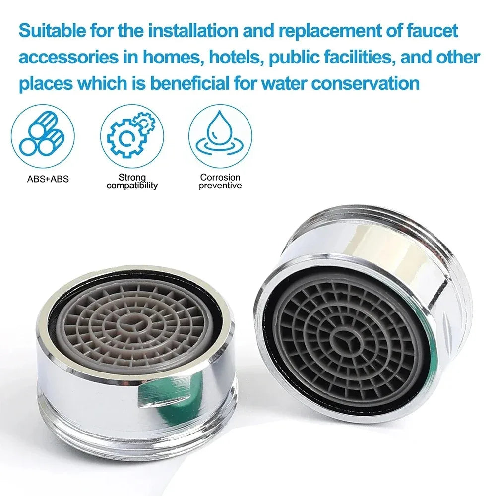 3PCS Brass Water Saving Faucet Tap Aerator M24 Thread Bathroom Faucet Bubbler Stainless Steel Replaceable Filter Mixed Nozzle