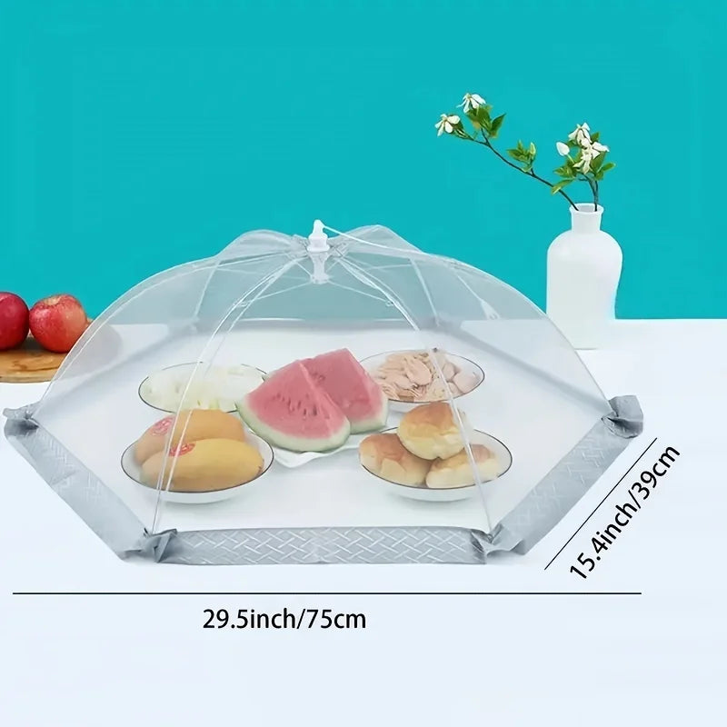 Food cover, vegetable cover, foldableable dining table cover, anti-fly rice cover, household dust cover, umbrella, summer square