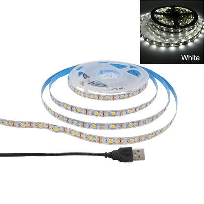 5V Black USB LED Strip Light SMD 2835 Warm White Red Yellow Blue Flexible Lighting Ribbon TV Background Tape Home Decor Lamp