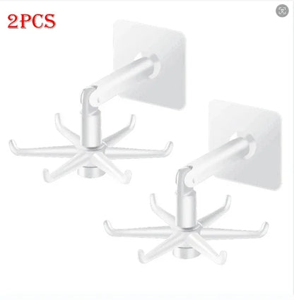 Kitchen Hook Organizer Bathroom Hanger Wall Dish Drying Rack Holder For Lid Cooking Accessories Cupboard Storage Cabinet Shelf