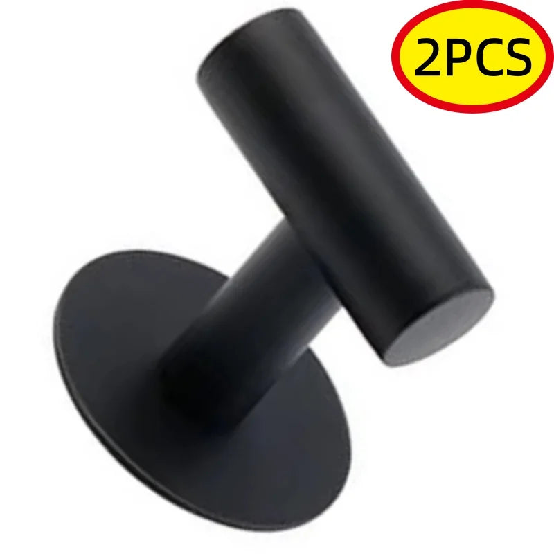 1pcs, No punching self-adhesive hook, Stainless steel bathroom hook,bathroom accessories kitchen organizer