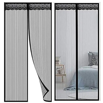 100x210CM Magnetic Door Curtain Net Door Anti Mosquito Insect Fly Bug Curtains Automatic Closing Door
