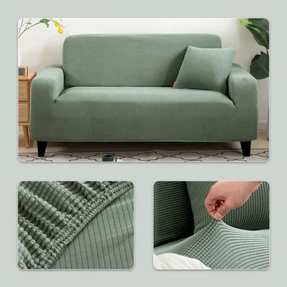 Elastic Jacquard Sofa Cover 1/2/3/4/5 Seater Couch Cover Sofa Covers Versatile Furniture Protection Slipcover For Living Room