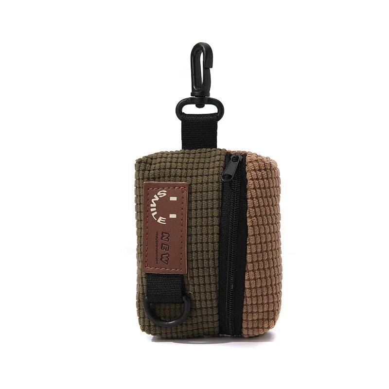1pc Cycling Backpack, Headphone Bag, Portable Storage, Sports Bag, Universal Bag, Pendant, Trendy Tag, Neck Hanging Bag