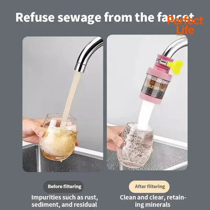 1PcsWater Clean Purifier Filter Filtration Cartridge Carbon Filter Water Faucet Filter Household Kitchen Home Faucet Mini Tap