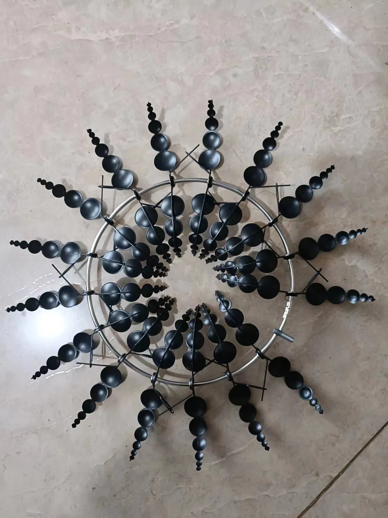 Wind Spinner,Windmill Rotating,Garden Decoration Outdoor Metal Garden Art Outdoor Decor