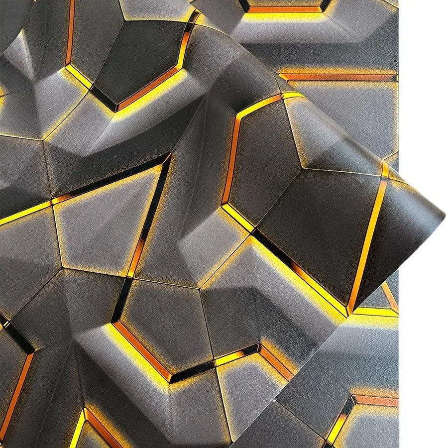 A Roll of Modern Self-adhesive Wallpaper for Home Decoration KTV Restaurant Bar Bedroom Decoration Background Wall DIY Wallpaper