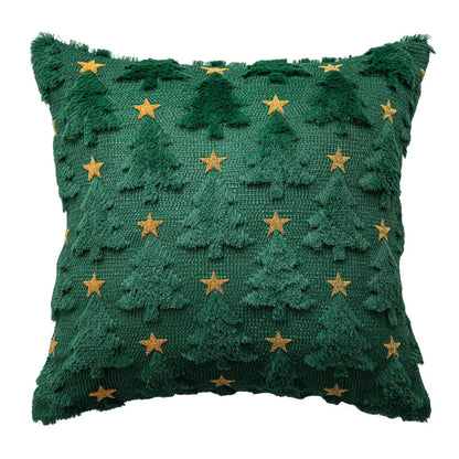 1pc Spring Decorative Throw Cushion - Knitted Spring Tree for Living Room Sofa Cushion Cover