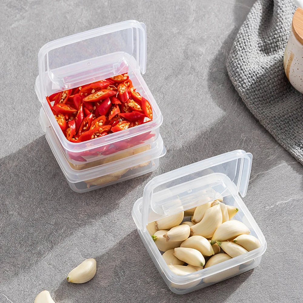 Plastic Refrigerator Storage Cheese Box, Cheese Container, Butter Block Cheese Slice Storage Box
