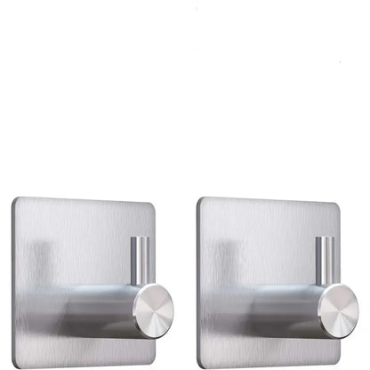 Adhesive Wall Hooks Towel Key Cloth Coat Rack Door Bathroom Robe Hanger Kitchen Bag Sticky Hook Organizer For Hanging Hat