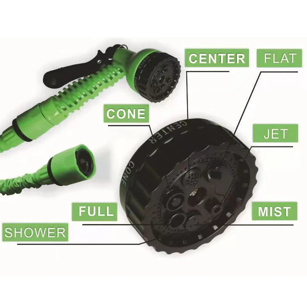 Telescopic Water Pipe, Garden Water Pipe, High-Pressure Water Gun, Garden Car Wash Water Pipe