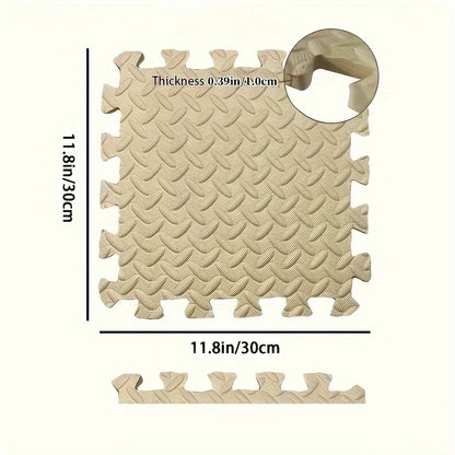 16PCS 30x30cm EVA Puzzle Mat – Thick Baby Play Mat for Kids, Non-Slip & Waterproof Crawling Floor Tiles, Interlocking Foam Rug