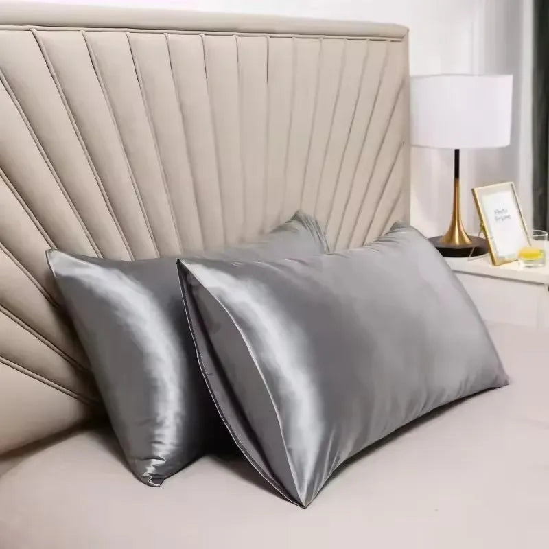 1pc Satin Pillowcase for Skin and Hair, Satin Pillow Cases Set of 1 Soft Breathable Smooth Cooling Pillow Covers for Sleeping