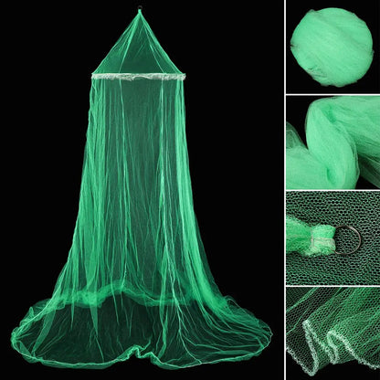 Canopy Encryption Dome Fly Insect Mesh Princess Mosquito Net Repellent Protection Single Entry Bed Decoration