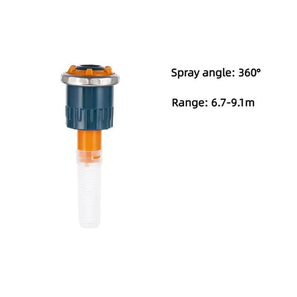 1Pc Adjustable Ray Jet Nozzle Sprinkler with 90-210/360 Arc 2.5-9.1m Range for Garden Lawn Irrigation Rotary Sprinkler