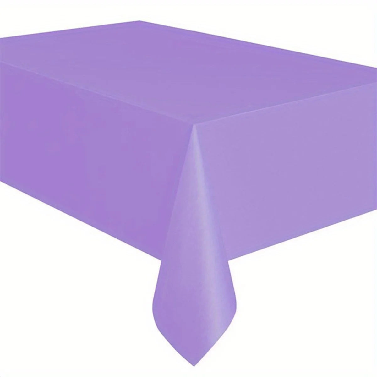 1pc 137*183cm Plastic Disposable Table Cover Rectangle Party Tablecloth Waterproof for Birthday wedding christmas New Year Event