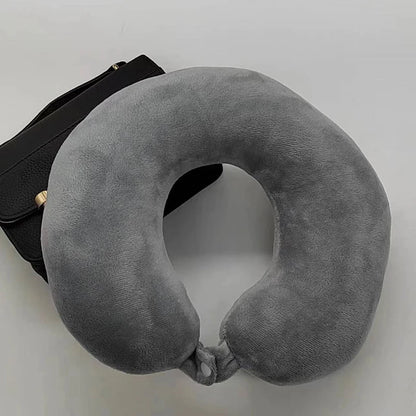 U-Shaped Neck Pillow for Cervical Support Portable Travel Pillow for Sleeping and Car Rides Massage Pillow for Naps PP Cotton U-