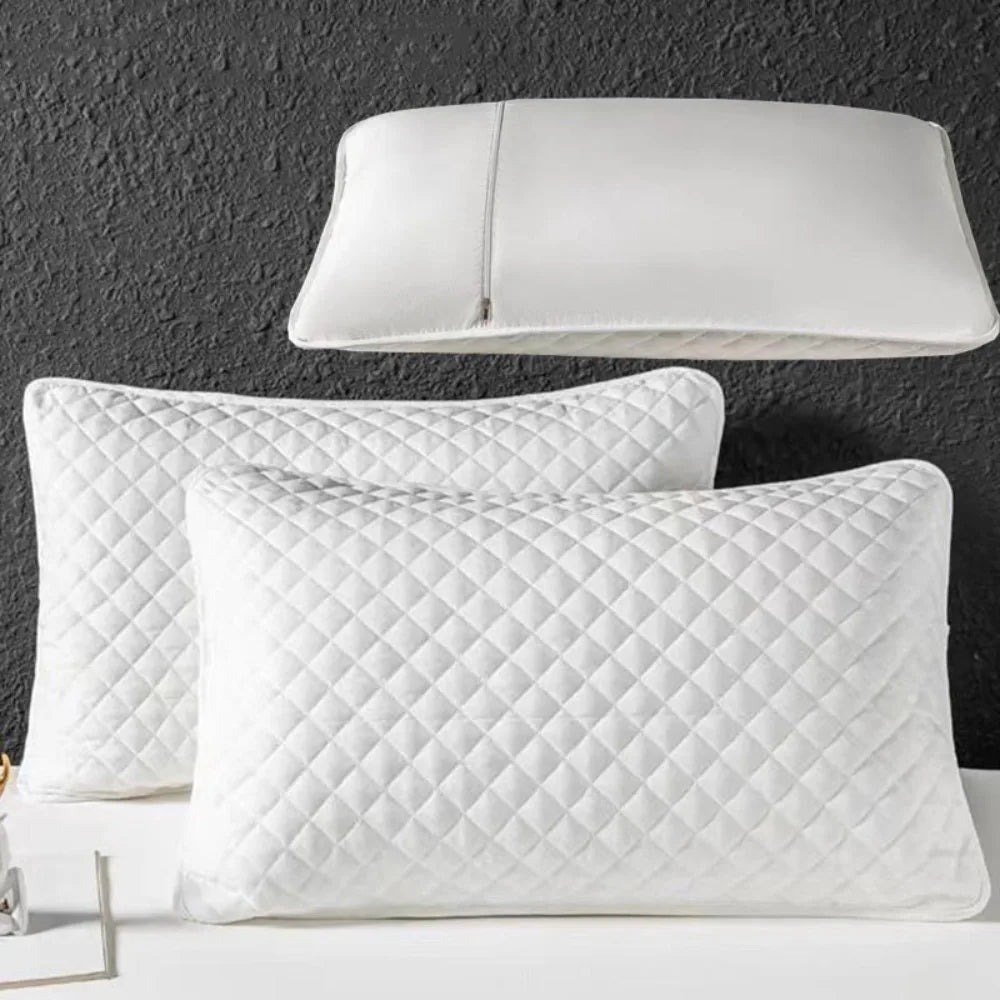Cotton Pillow Cover Head oil Anti Mite Pillow Case Protector Waterproof Isolation layer Pillow core protection household