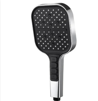 High Pressurized Filter Shower Head 3-mode Adjustable Spray with Massage Brush Rain Faucet Bathroom Accessories
