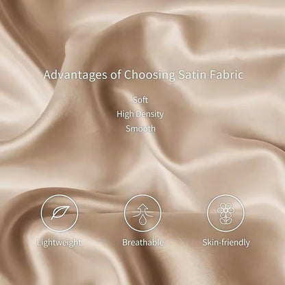 1pc Boost Beauty Sleep Silky Satin Pillowcases: Cooling, Hair and Skin-Friendly, Easy-Care