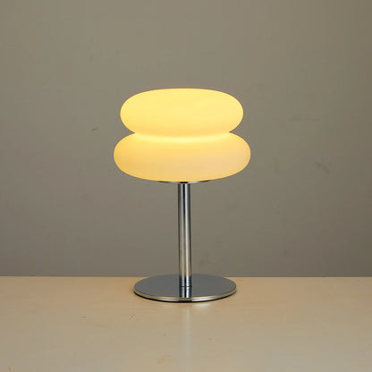Bauhaus  table lamp plastic lampshade  bedroom bedside living room Nordic mushroom lamp 9-level brightness dimming ambient light